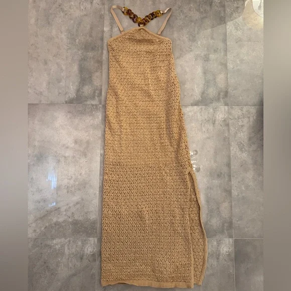 Boston Proper Beige Maxi Knit Dress | XS - Picture 4 of 9